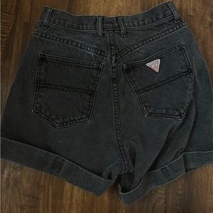 Vintage black Guess shorts